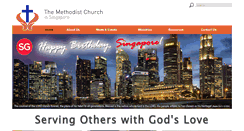 Desktop Screenshot of methodist.org.sg